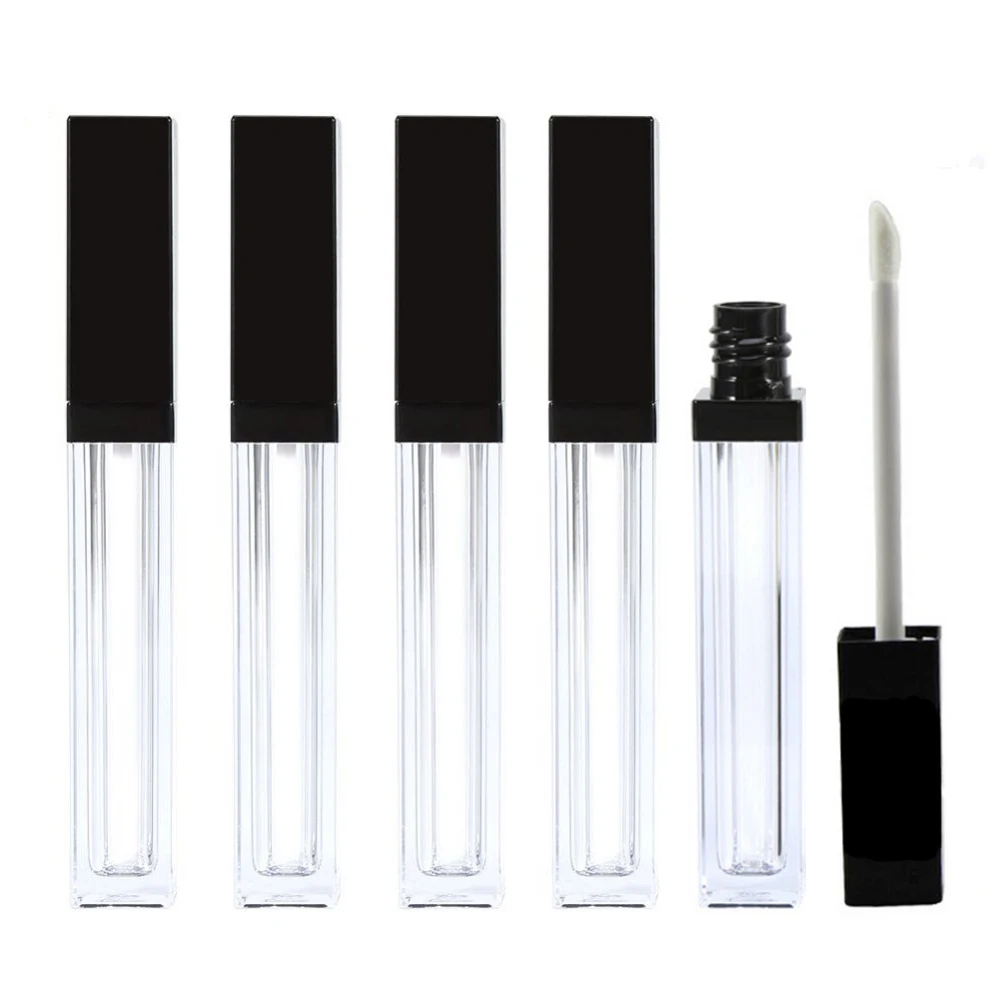 

20pcs/5pcs 5ml Lip gloss Bottle Plastics Box Containers Empty Clear Lipgloss Tube Eyeliner lash Lipgloss Split Bottles Accessory