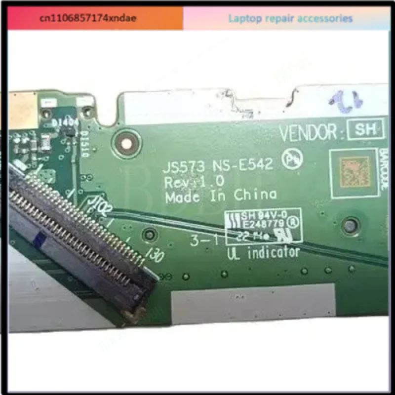 Фото Оригинальная плата кнопки питания и USB-порта для LENOVO IdeaPad 15 ALC7 JS573 NS-E542 NS-E332 5C50S25328 БЫСТРАЯ ДОСТАВКА №5