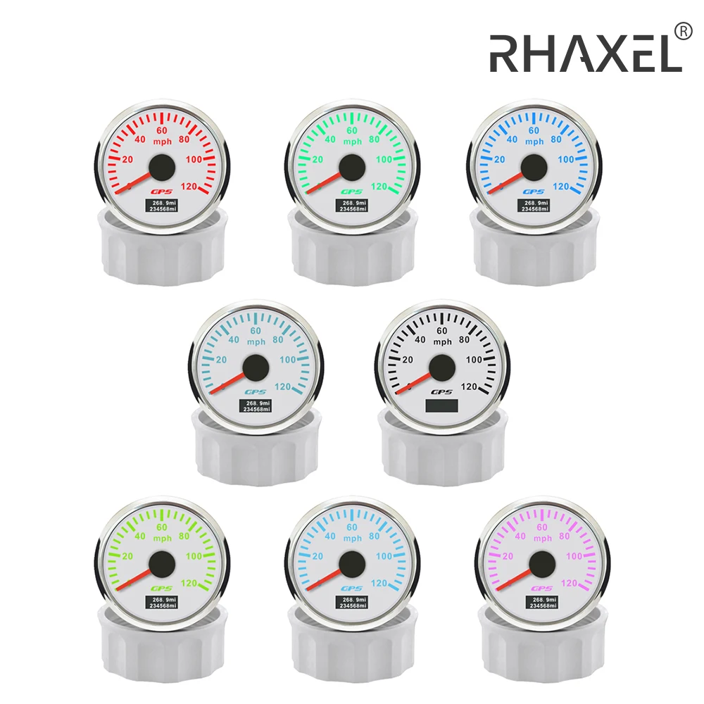 GPS-Спидометр RHAXEL универсальный 2 дюйма миль/ч 12 В 24