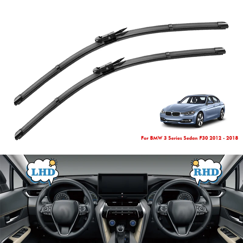 

Для BMW 3 серии F30 F31 F34 GT 2012-2018 автомобильные щетки стеклоочистителя щетки лобовое стекло аксессуары омыватель 335i 328i 320d 340i
