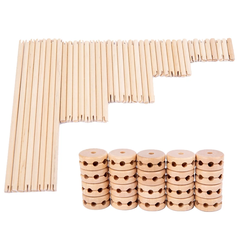 

Building Blocks For Kids Toy Wooden Building Blocks Toy 60 Pieces Blocks Set Best Gift For Children Over 6 Years Old