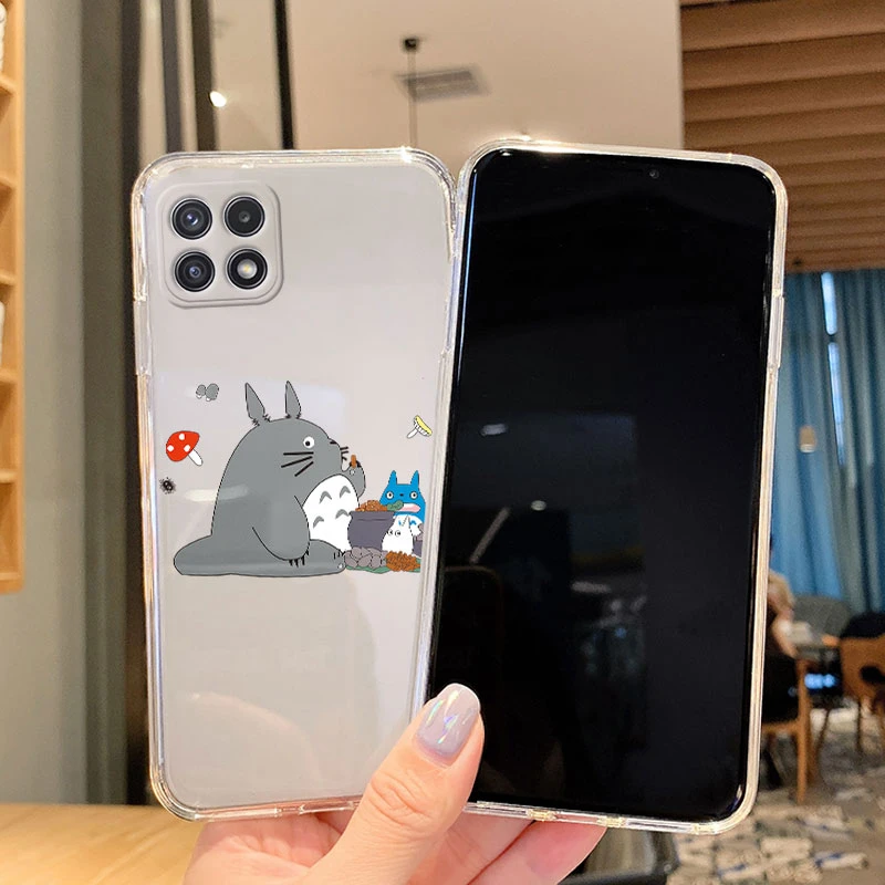 Милый чехол в стиле аниме для Samsung Galaxy A22 4G A 22 A22S телефонная Обложка студии ghibel