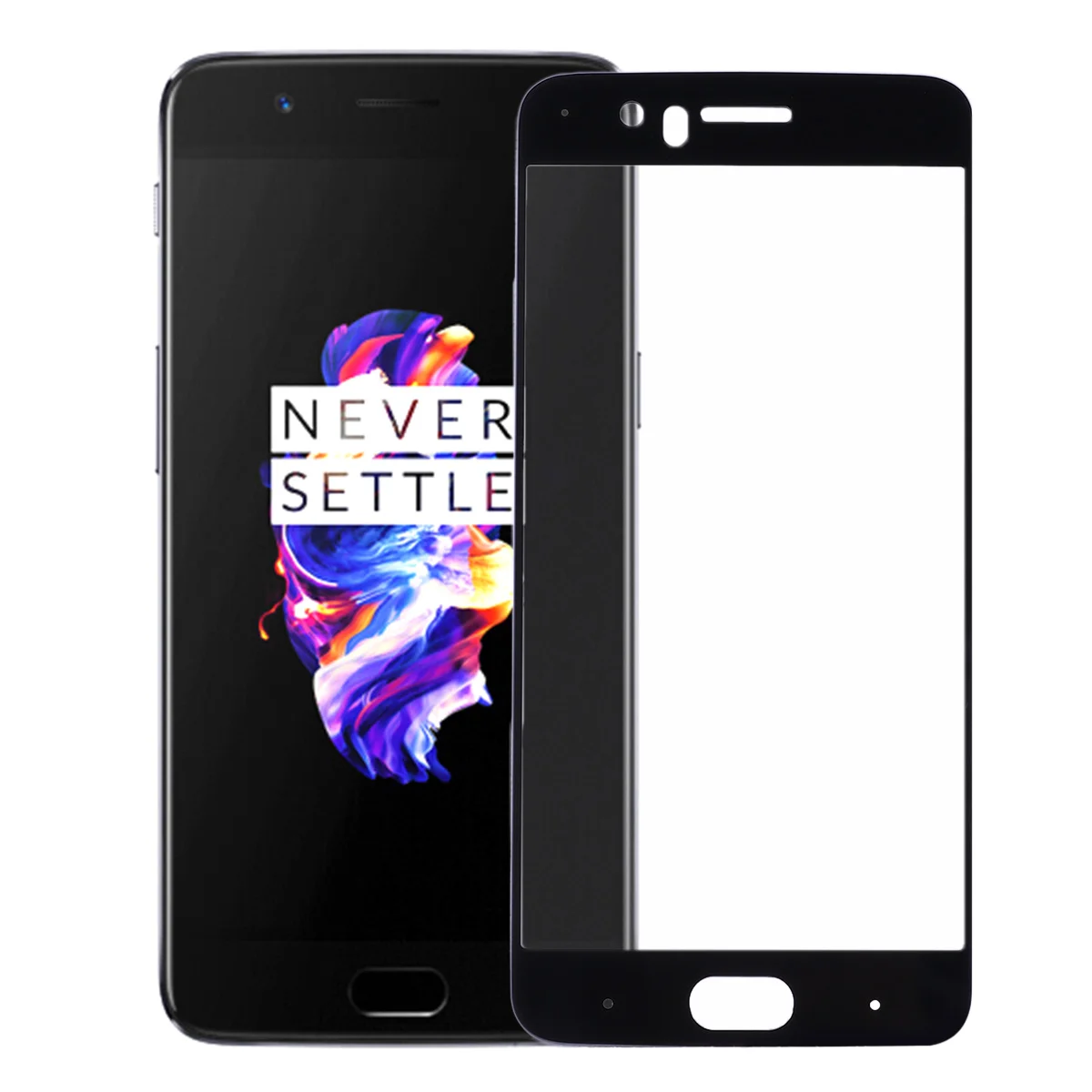

2pcs 9H High Transparency Durable Anti-fingerprint Bubble Free Anti-scratch Tempered Glass Screen Protective Film for Oneplus 5