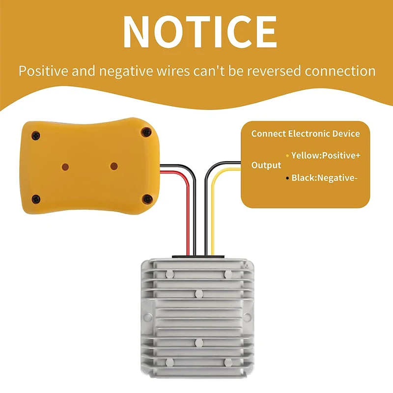 Понижающий преобразователь Aadpter для батарей 18 в 20 в 12 В, 180 Вт 15 А