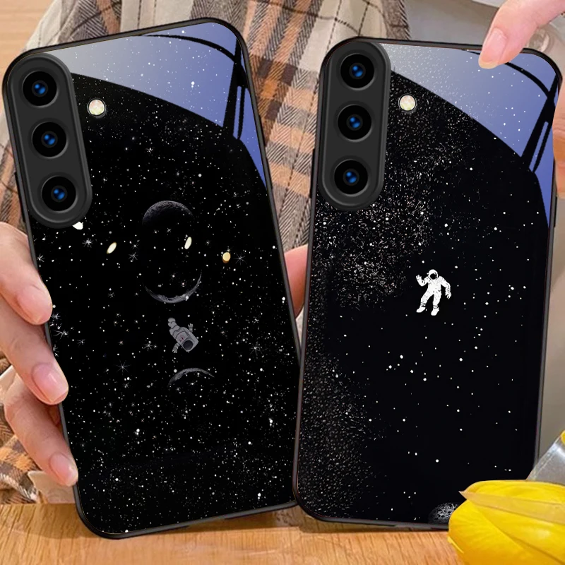Фото Чехол для телефона Deep Universe Riding из стекла для Samsung S26, S25, S8, S9, S10, S20 Ultra, S21 Pro, S22 Plus, S23 FE, S24 Ultra, S25 Edge, S25 Ultra №3