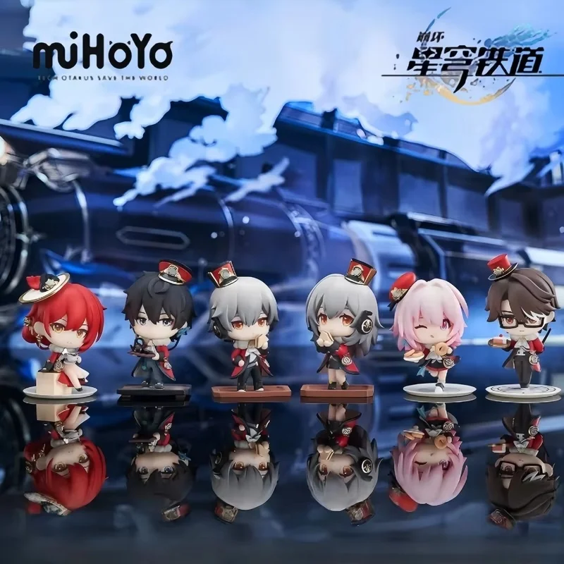 Фото Оригинальные игровые фигурки Honkai Star Rail: тема «Чайная вечеринка», Дан Хэн, Химэко, Вельт. Коллекционные модели, игрушки, декор, сувениры. №2