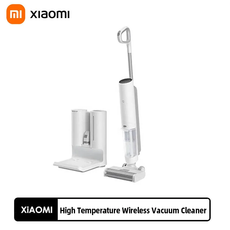 XIAOMI MIJIA High Temperature Wireless Wet Dry Vacuum Cleaner Hot Water Washing Mop Handheld Smart Floor Washer Self Cleaning |