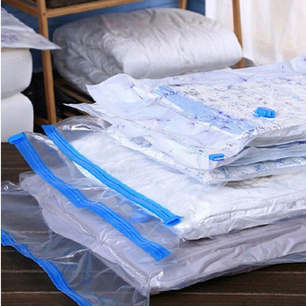 

Convenient Vacuum Bag Home Quilts Clothes Vacuum Storage sack Waterproof Compression travel Saving Space resealable bags