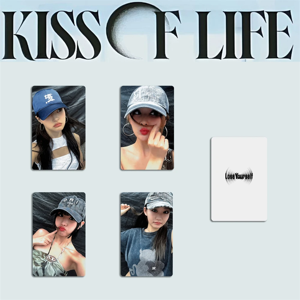 Фотокарточки KPOP KISS OF LIFE Lose Yourself двусторонняя открытка JULIE NATTY BELLE HANEUL Member