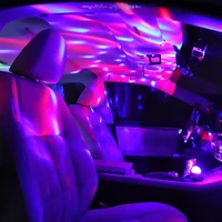 led party lights disco ball colorful laser car usb karaoke atmosphere lamp