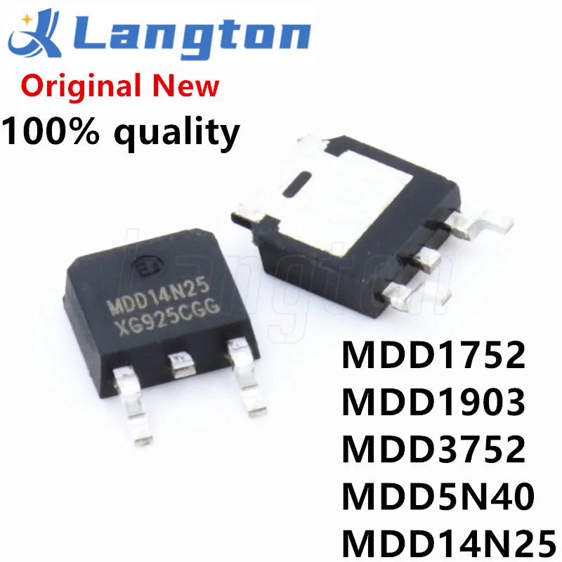 10 шт./лот MDD14N25 MDD1752 MDD1903 MDD3752 MDD5N40 TO-252 Новый и оригинальный