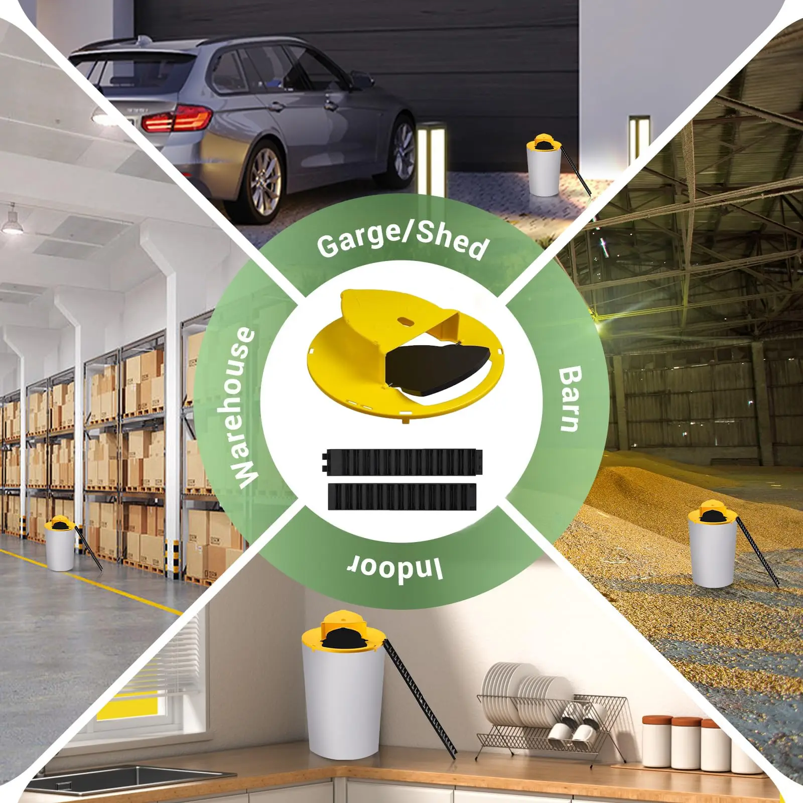 Ведро-ловушка для мыши — мульти-защелка автоматическое сброс гуманная или