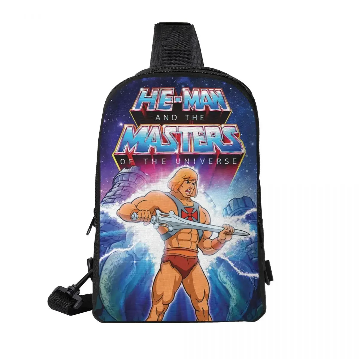 He-Man The Masters Of Universe Рюкзак через плечо на ремне Нагрудная сумка Регулируемый