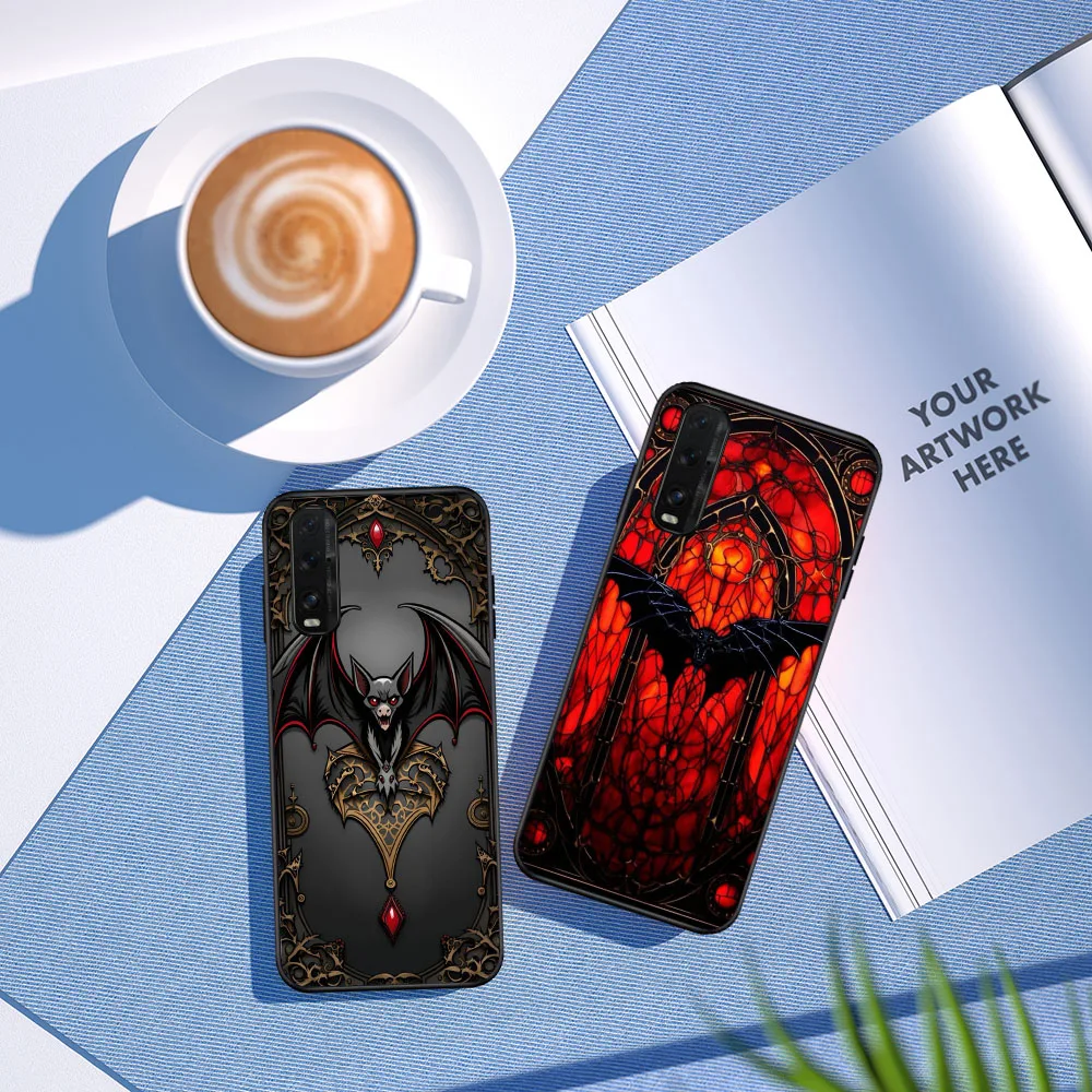 Женская Дракула вампиры летучие мыши мягкая лампа для Realme C31 9i C30 C33 7 8 Pro 6 C21 C21Y C11