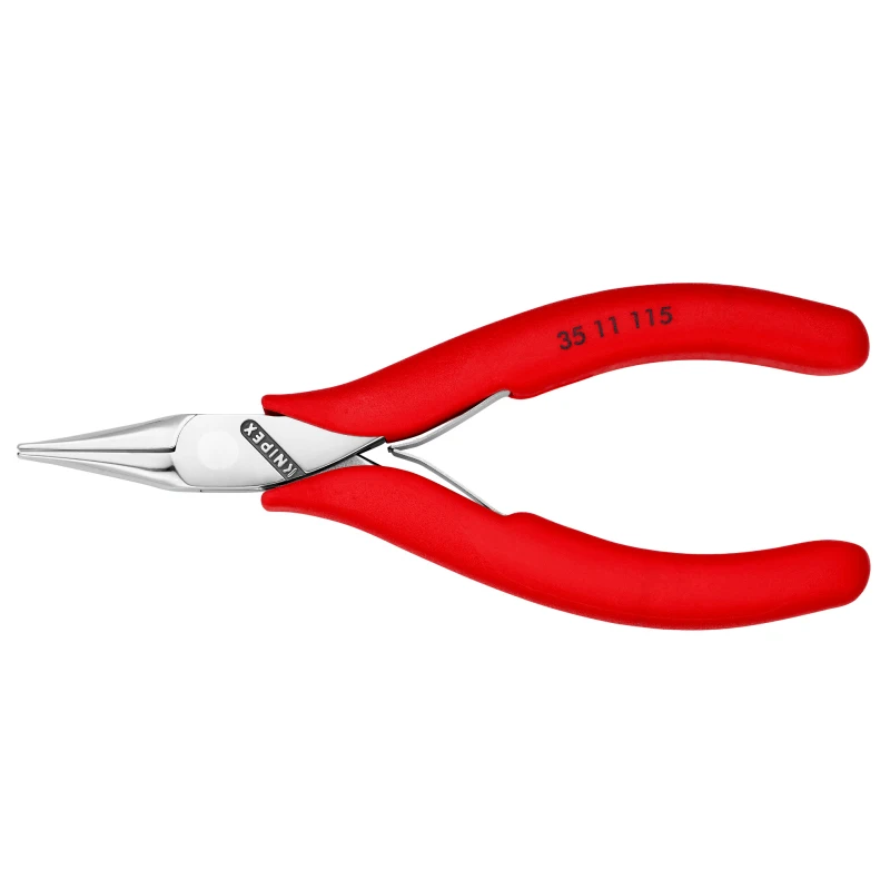 Электронные плоскогубцы KNIPEX 35 11 115 длиной мм прочный конструкционный зажим с