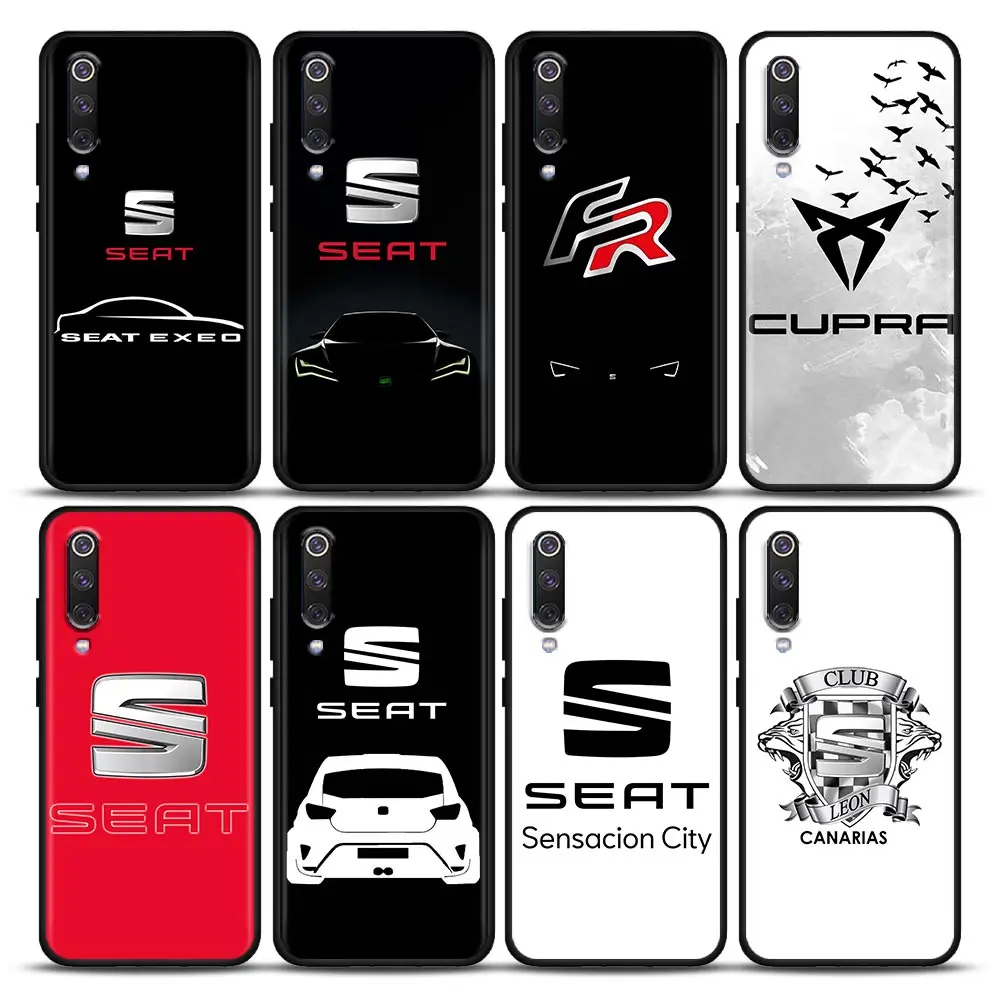 

Seat Car CUPRA Logo FR Silicone Soft Case For Xiaomi Mi 9 9se 8 10 10T A2 Lite 10S 9T CC9 Note 10 Pro 9Lite Cover Fundas