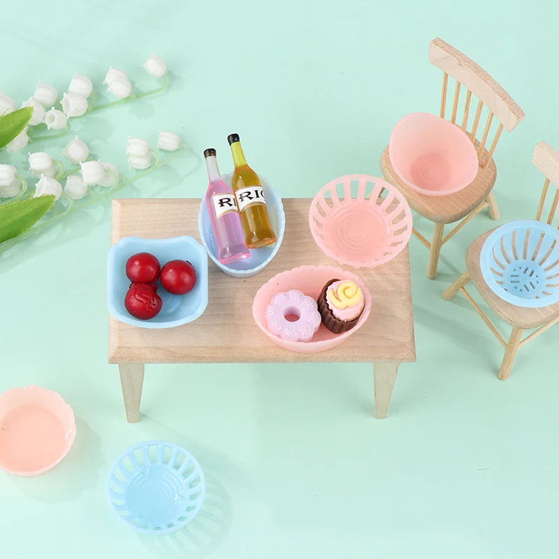 

Миниатюрная имитация фруктов, аксессуары «сделай сам», кухонный дом, имитация фруктов, тарелка для кукольного домика, 6 шт./компл.