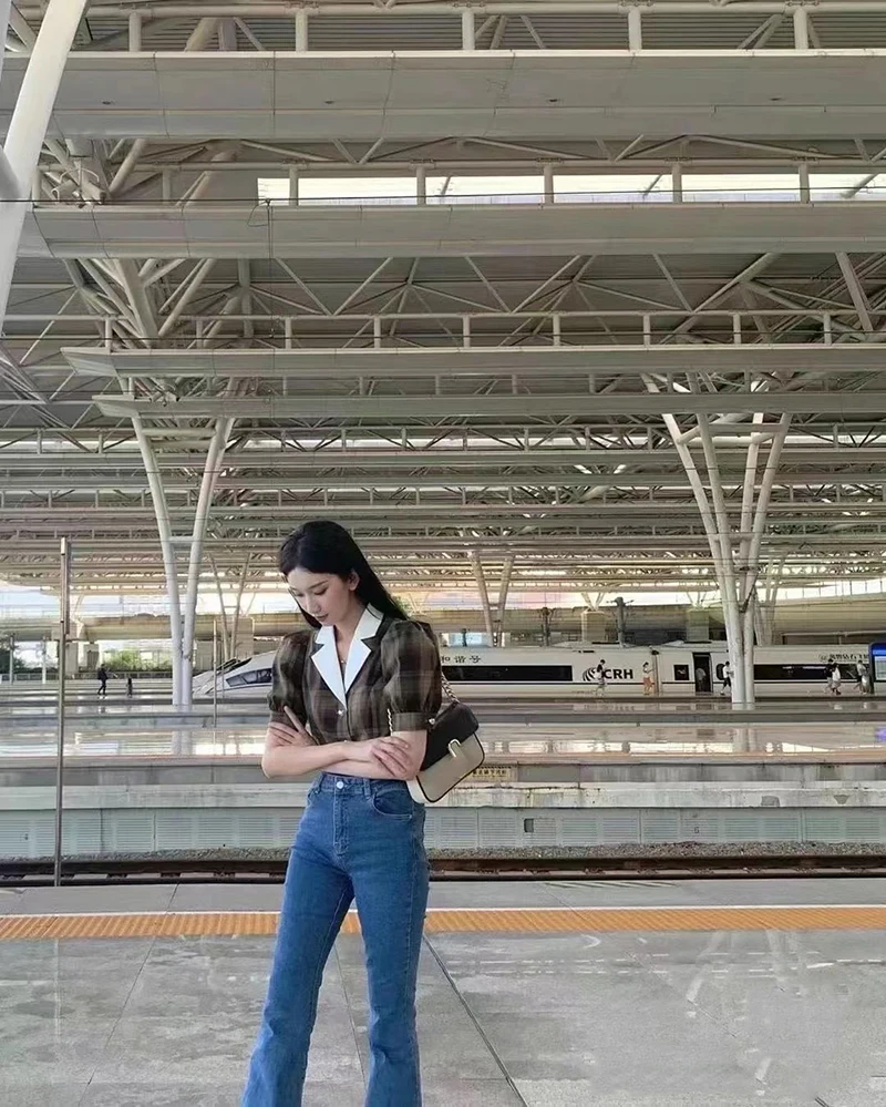 New Fashion Chain Underarm Shoulder Bag Made of Genuine Leather, Versatile Soft Leather, Diagonal Cross Small Square Women's Bag