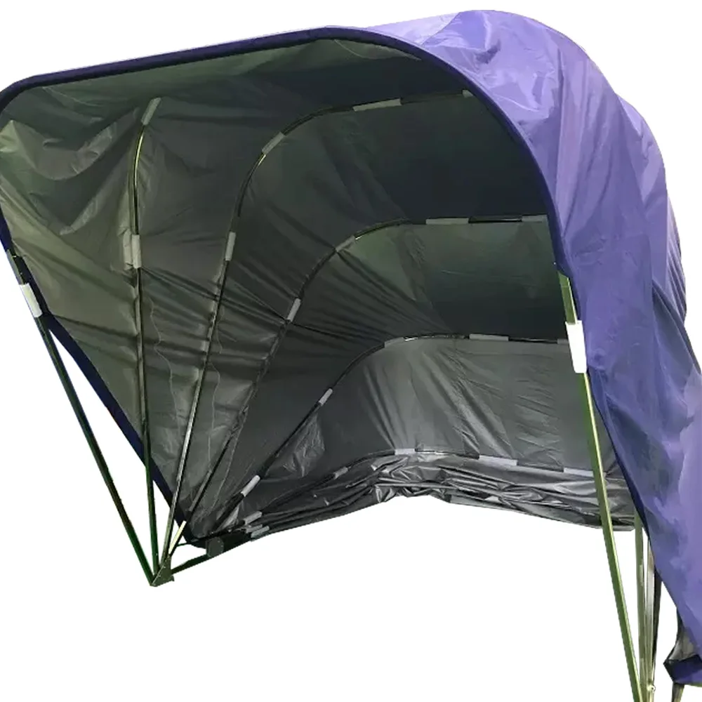 

Car Sunshade Folded Portable Semi-automatic Carport Protection Windproof Umbrella Sun Proof Car Tent Canopy