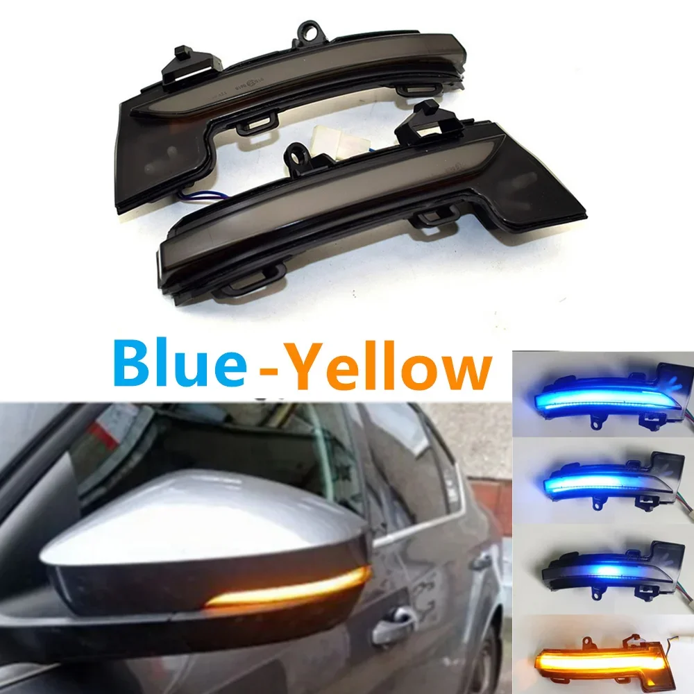 2 шт. динамические зеркальные поворотники для Skoda Octavia III 5E3 NL3 NR3 Combi 5E5 2012-2018