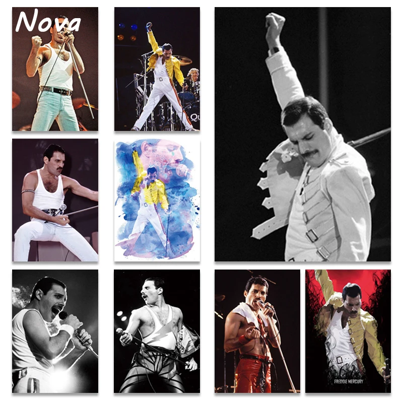 Королева легендарные певицы звезда Freddie Mercury 1986 настенные картины для гостиной настенный плакат картина домашний Декор Картина без рамки Королева легендарные певицы звезда Freddie Mercury 1986 настенные картины для гостиной настенный плакат картина домашний Декор Картина без рамки