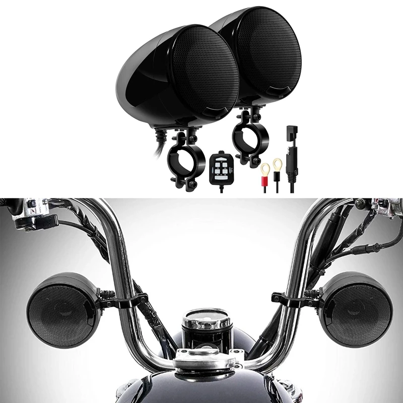 SPK400-D 2 канала 4 5 дюйма Bluetooth колонки для мотоцикла 600 Вт усилитель