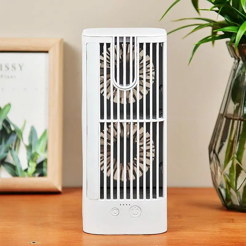 

Personal Fan Handheld With 120mL Large Water Tank Portable Electric Desk Ventilador USB Rechargeable Air Conditioner Livingroom