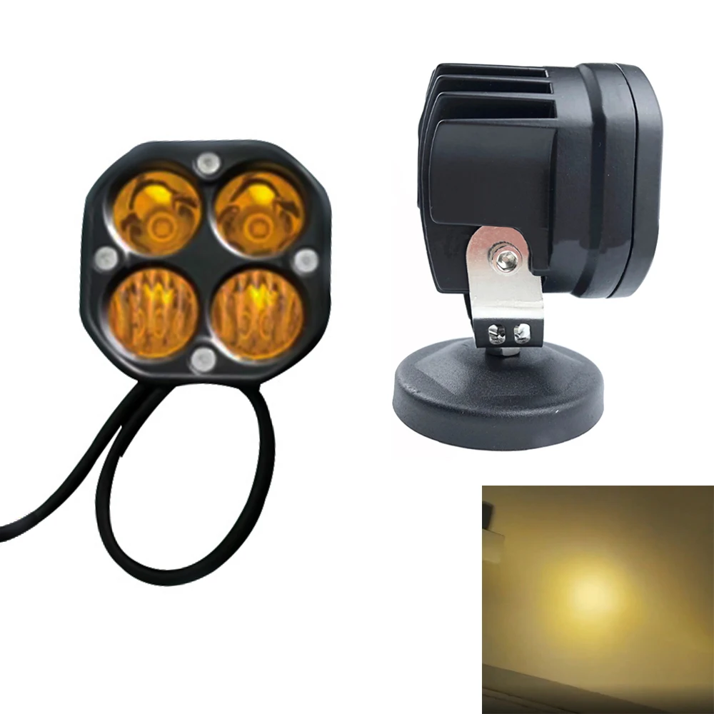 2 шт. 3-дюймовый автомобильный мотоциклетный рабочий фонарь квадратный дальнего