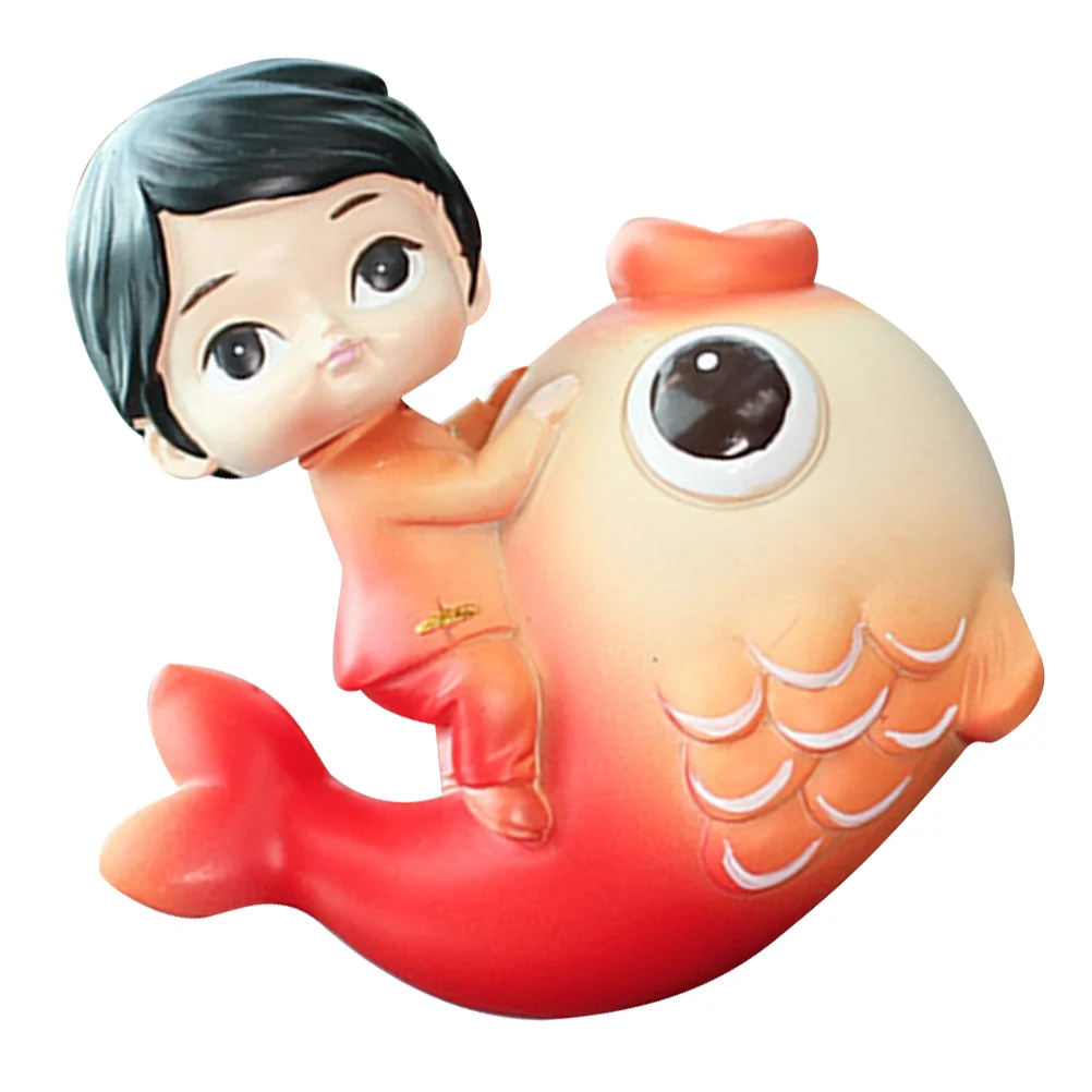 

Vehicle Toys Dancing Toy Car Toys Kids Dashboard Toys Children Resin Fish Decoration Shake Your Head