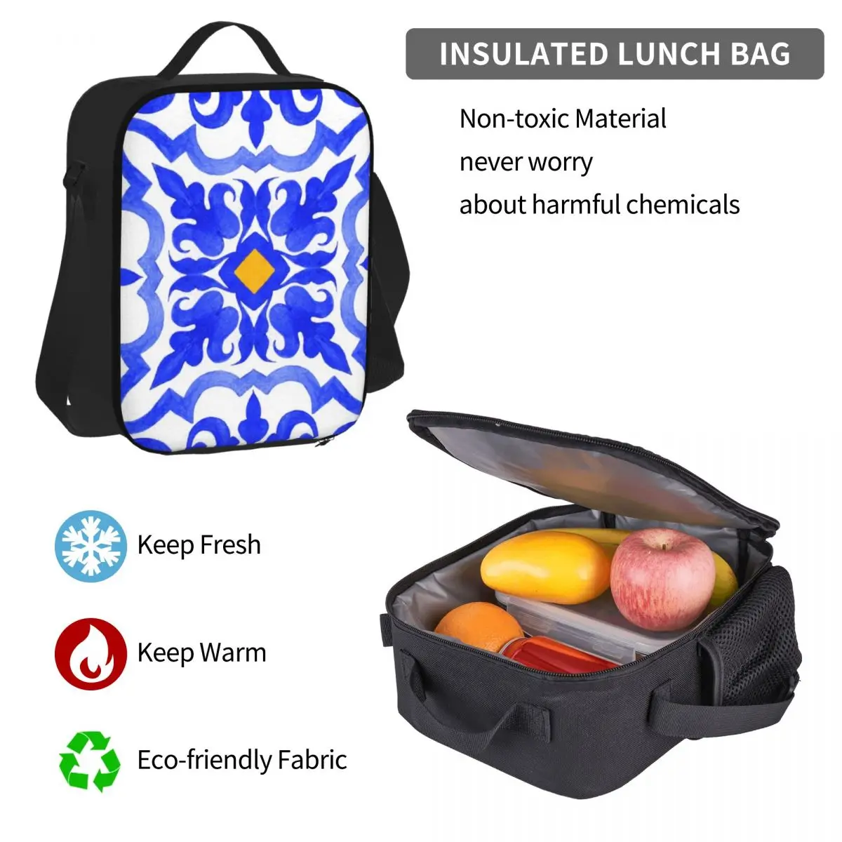 Португальский рюкзак с плитками Azulejo сумка для книг мальчиков и девочек школьные