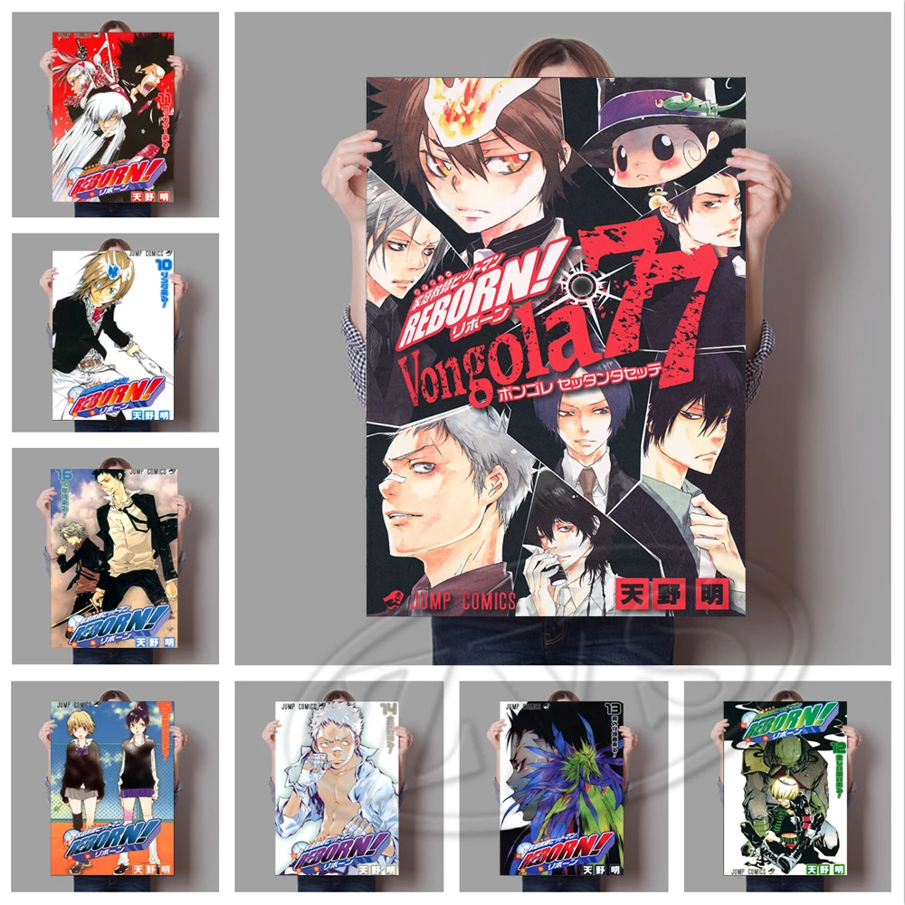 

Картина на холсте, Классическая Настенная картина HITMAN REBORN! Плакаты, модульные настенные современные украшения для дома, картина для гостино...