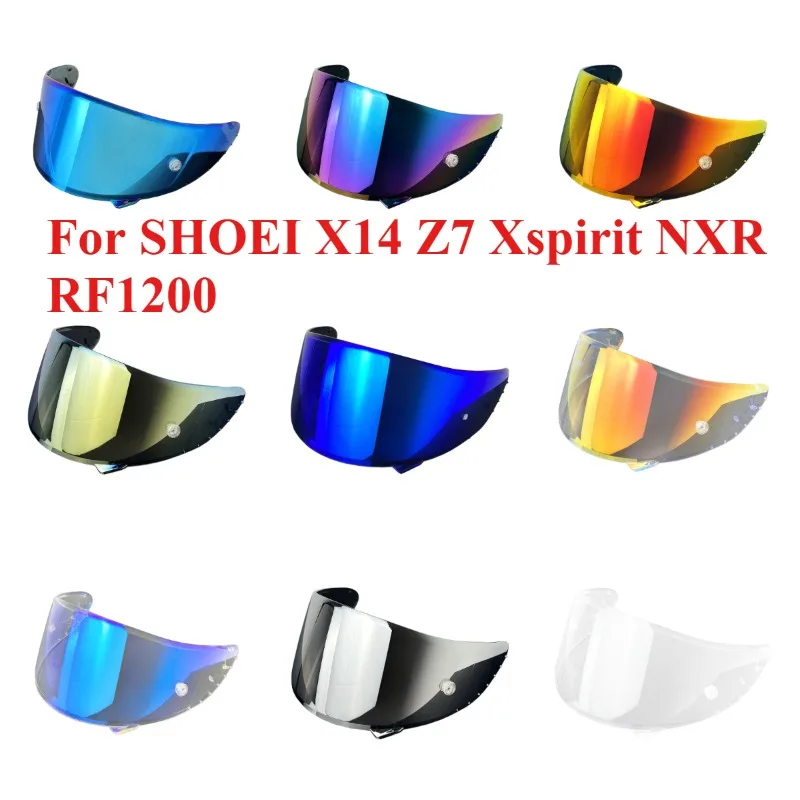 Фото Визоры для шлемов SHOEI X14, Z7, Xspirit, NXR, RF1200: линзы, защита от солнца и ультрафиолета, ветрозащита. №1