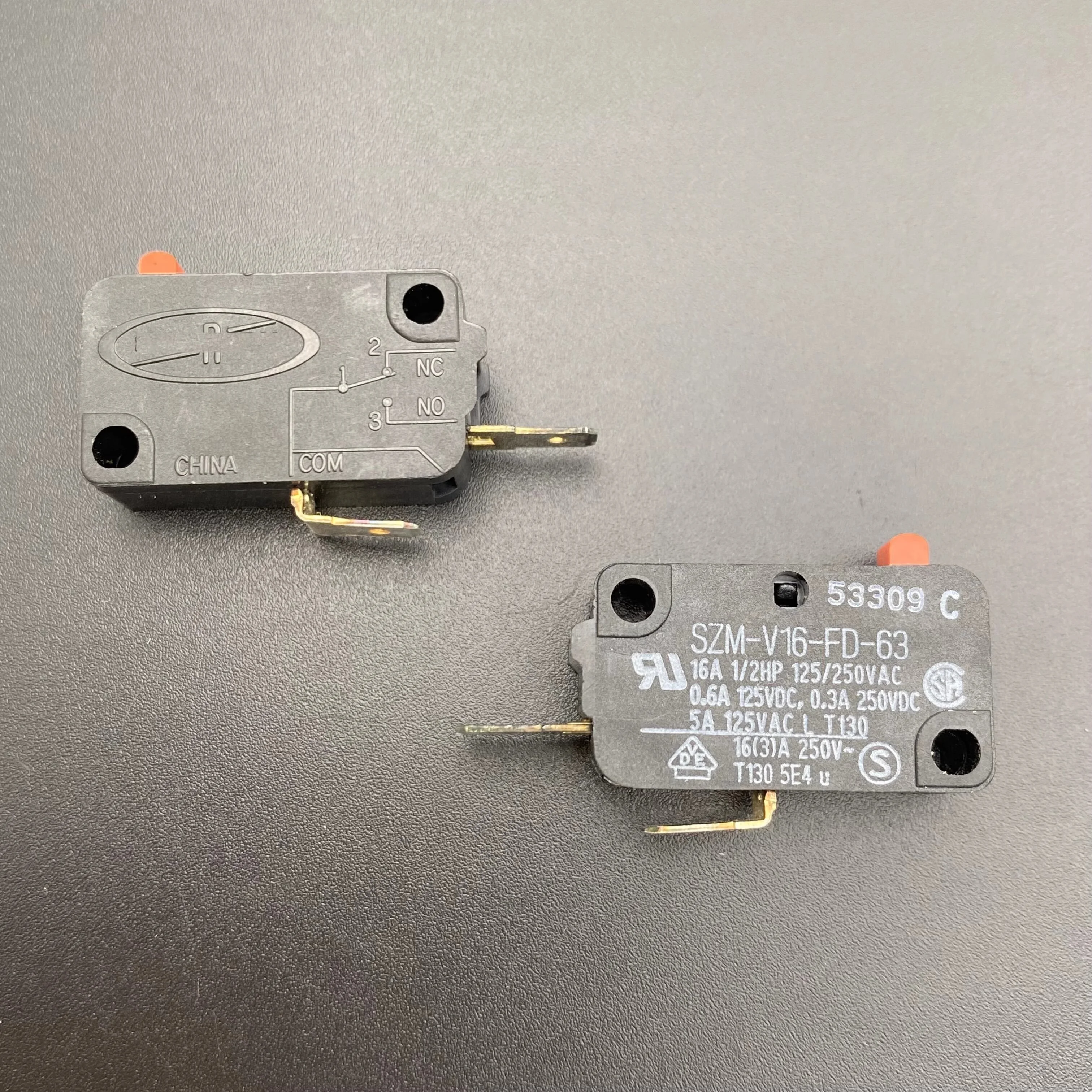 Оригинальный подлинный микро-переключатель 2 контакта нормально открытая