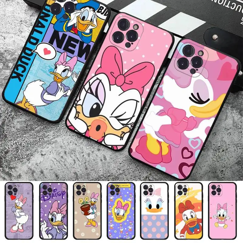 

Disney Daisy Duck Phone Case For iPhone 14 11 12 13 Mini Pro XS Max Cover 6 7 8 Plus X XR SE 2020 Funda Shell