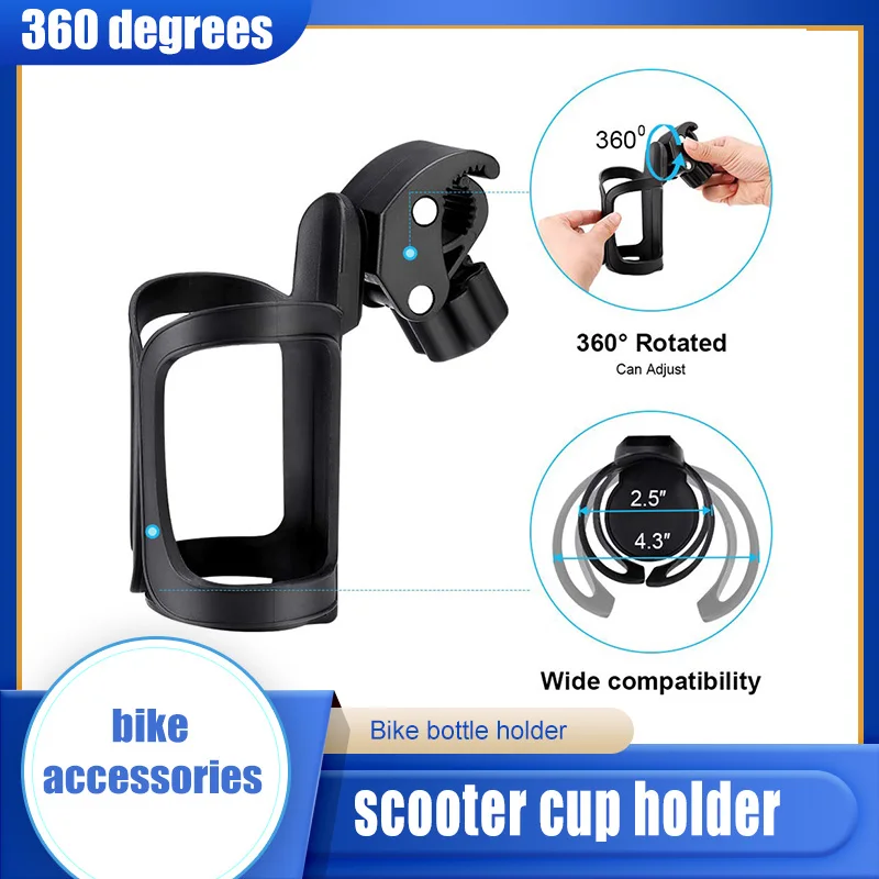 

Motorcycle Bike bottle holder coffee cup holder for bicycle Durable bike coffee cup holder Clip Mount Stand Road bike accessorie