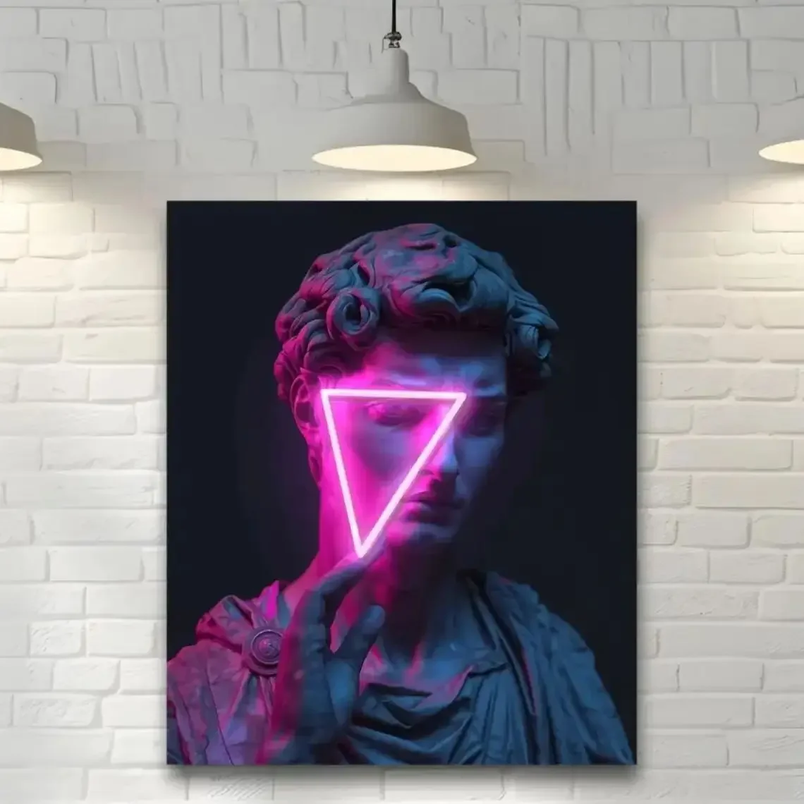 Статуя Дэвида неоновая искусство это вывеска индивидуальный светодиодный знак