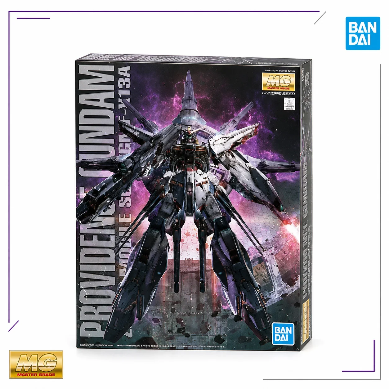 Фото Оригинальный пластиковый конструктор Bandai MG ZGMF-X13A Providence Gundam Seed, масштаб 1/100, аниме-фигурки, меха-игрушки, подарки для хобби №1