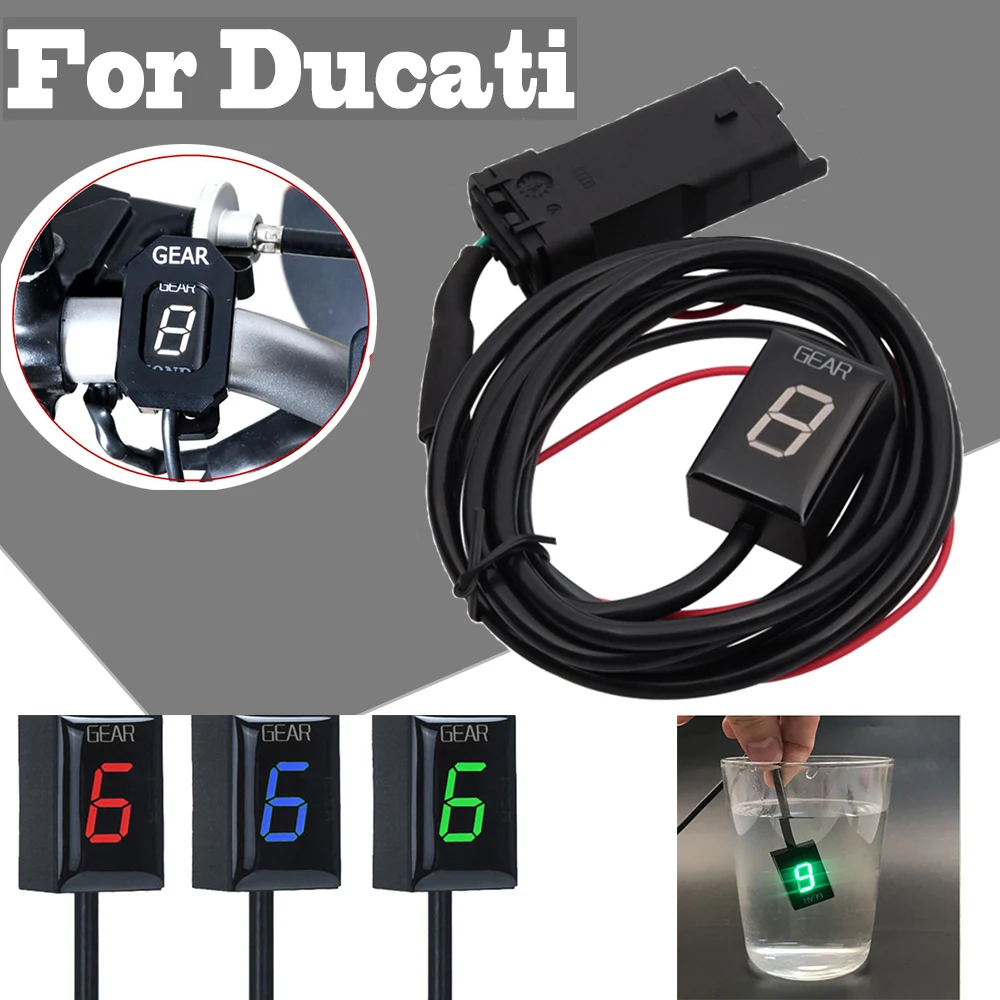 

Motorcycle Speed Display Meter Gear Indicator for Ducati Superbike 696 848 1098 1198 Monster 797 821 1100 1200 Streetfighter