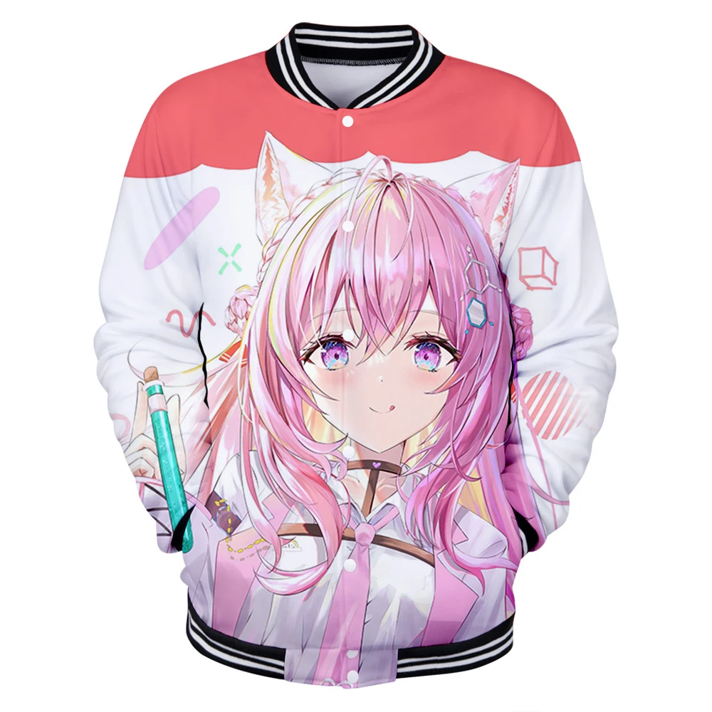 

Koyori Hakui Baseball Jackets Women/Men 3D Prints Fashion Streetwear Jacket
