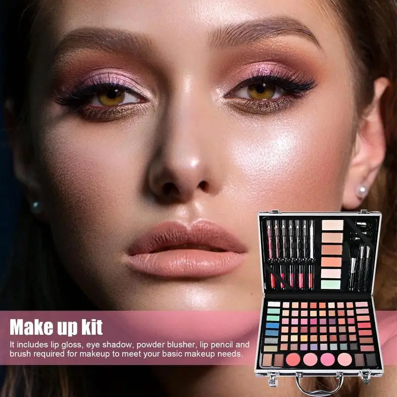 

All In 1 Makeup Kit Makeup Set Real And Makeup Set With Eyeshadows Lipstick Concealer Portable Multipurpose Cosmetic Beg