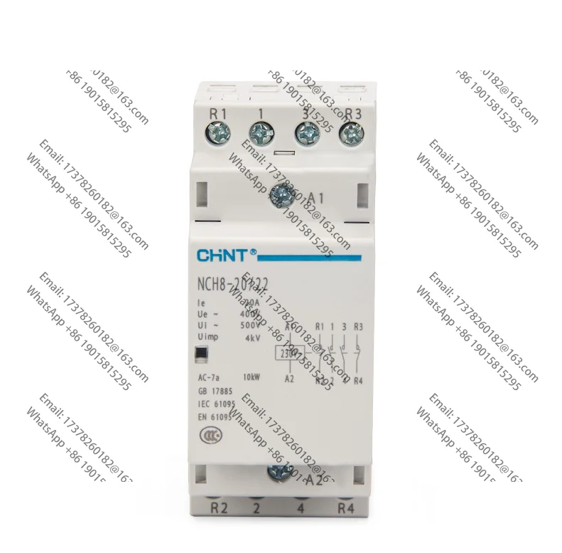 Фото CHINT-Контейктор doméstico Модульный переменный ток, NCH8-20, 220 В, 230 В, CA, 20 А, 1НО, 1НЗ, 2НО, 2НЗ Цена 5 шт. №4