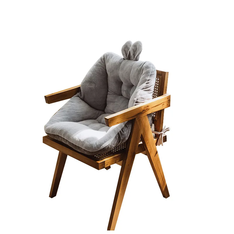 

Chair One-piece Cushion Office Sedentary Butt Mat Student Seat Back Cushion Waist Support Chair Backrest Mat Home Decor