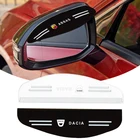 Новинка 2 шт. защита от дождя для автомобильного зеркала заднего вида защита от дождя чехол от дождя для Dacia Duster Sandero Stepway 2021 аксессуары для автомобиля