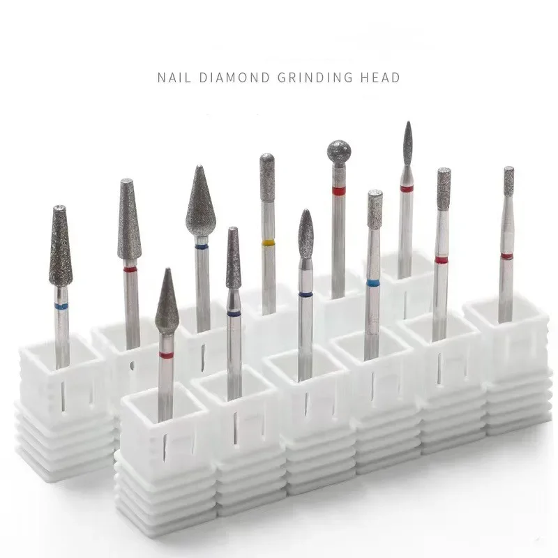 Алмазная твердосплавная фреза для ногтей маникюра и педикюра вращающаяся