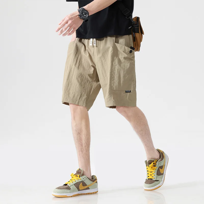 Ckean шорты-карго мужские летние тонкие американские модные брендовые свободные