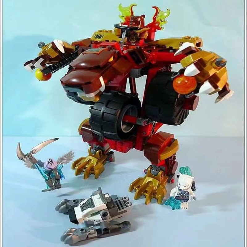 

432pcs Chimaed Building Blocks Bladvic's Rumble Bear Model Fit 70003 Out of print Toys for Children Christmas Gift