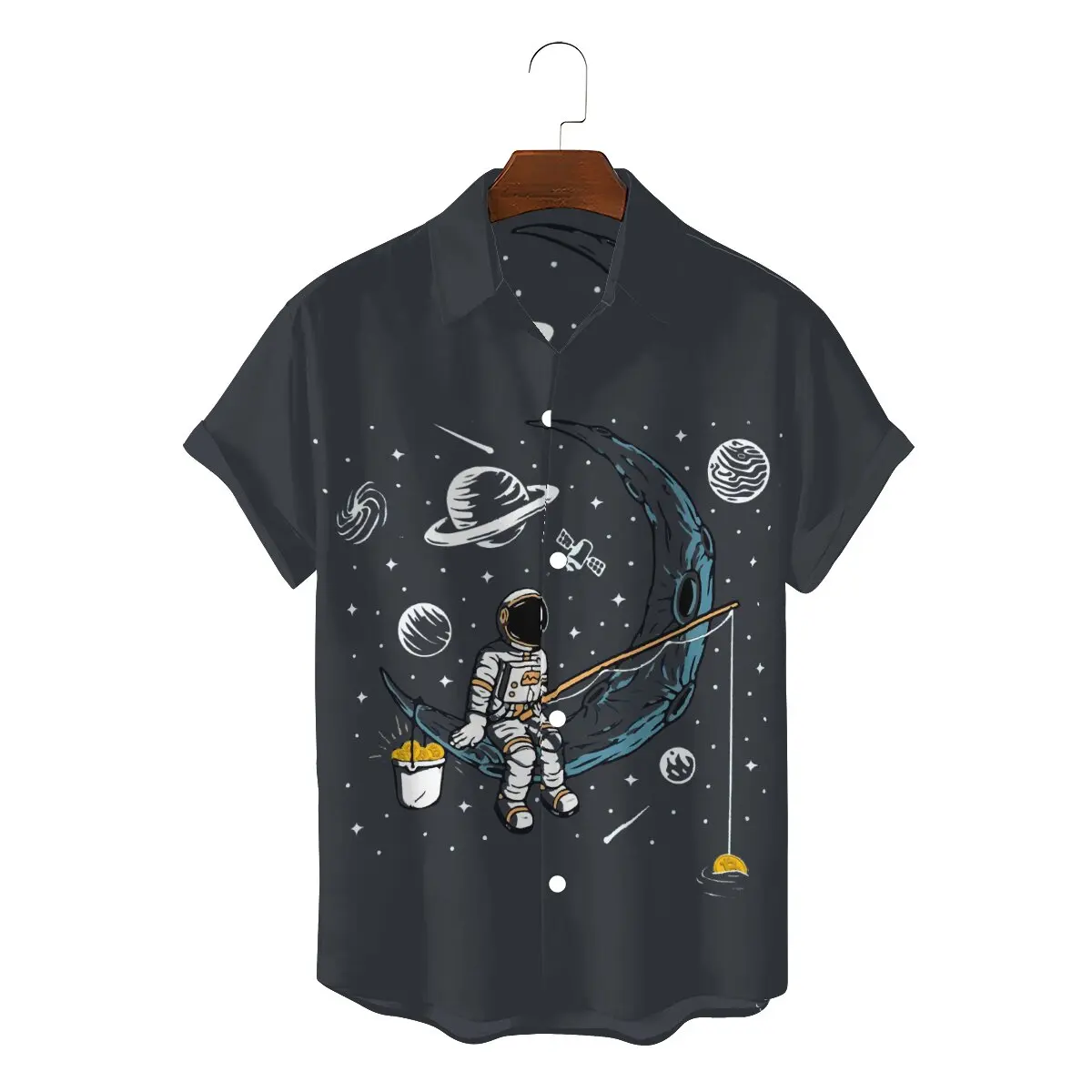 

Bitcoin Cryptocurrency Meme Man Shirts Astronaut Fishing Fashion 3D Shirt Graphic Streetwear New Trend