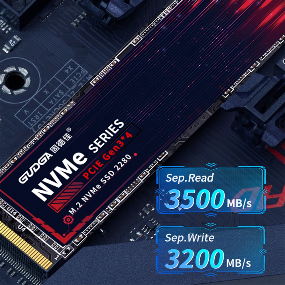GUDGA SSD NVME M2 внутренний жесткий диск 2 ТБ 1 ТБ 512 ГБ 256 ГБ 128 ГБ PCIe 3.0 x4 для планшета ноутбука 2280 мм SSD NVMe M2 внутренний ssd nvme m2 ssd жесткий диск 1 ТБ 512 ГБ компьютерные аксессуары