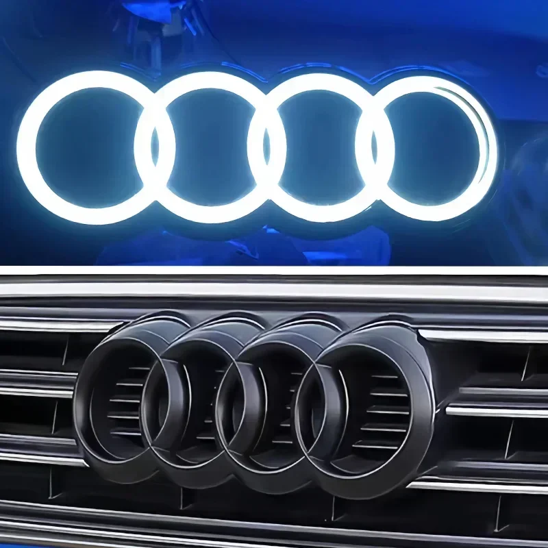 Фото Горячая новинка 2026: Статическая светодиодная подсветка логотипа Audi для решетки радиатора, 249, 273, 285 мм, для Audi A3, A4, A5, A6, A7, A8, S3, S4, S5, S6 №2