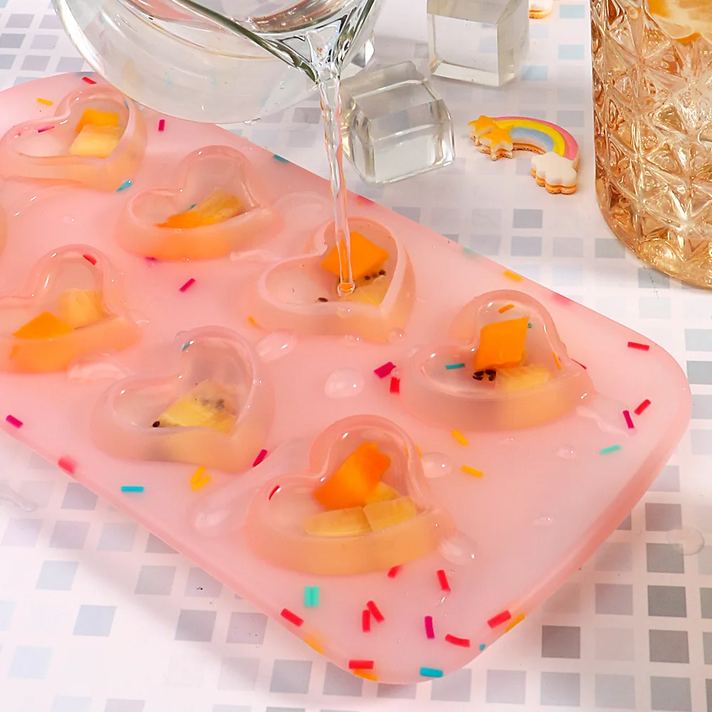 

Silicone Ice Cube Tray 8 Holes Ice Ball Maker Food Grade Silicone Cake Mold Wine Drink Chocolate Party DIY Ice Cube Mold